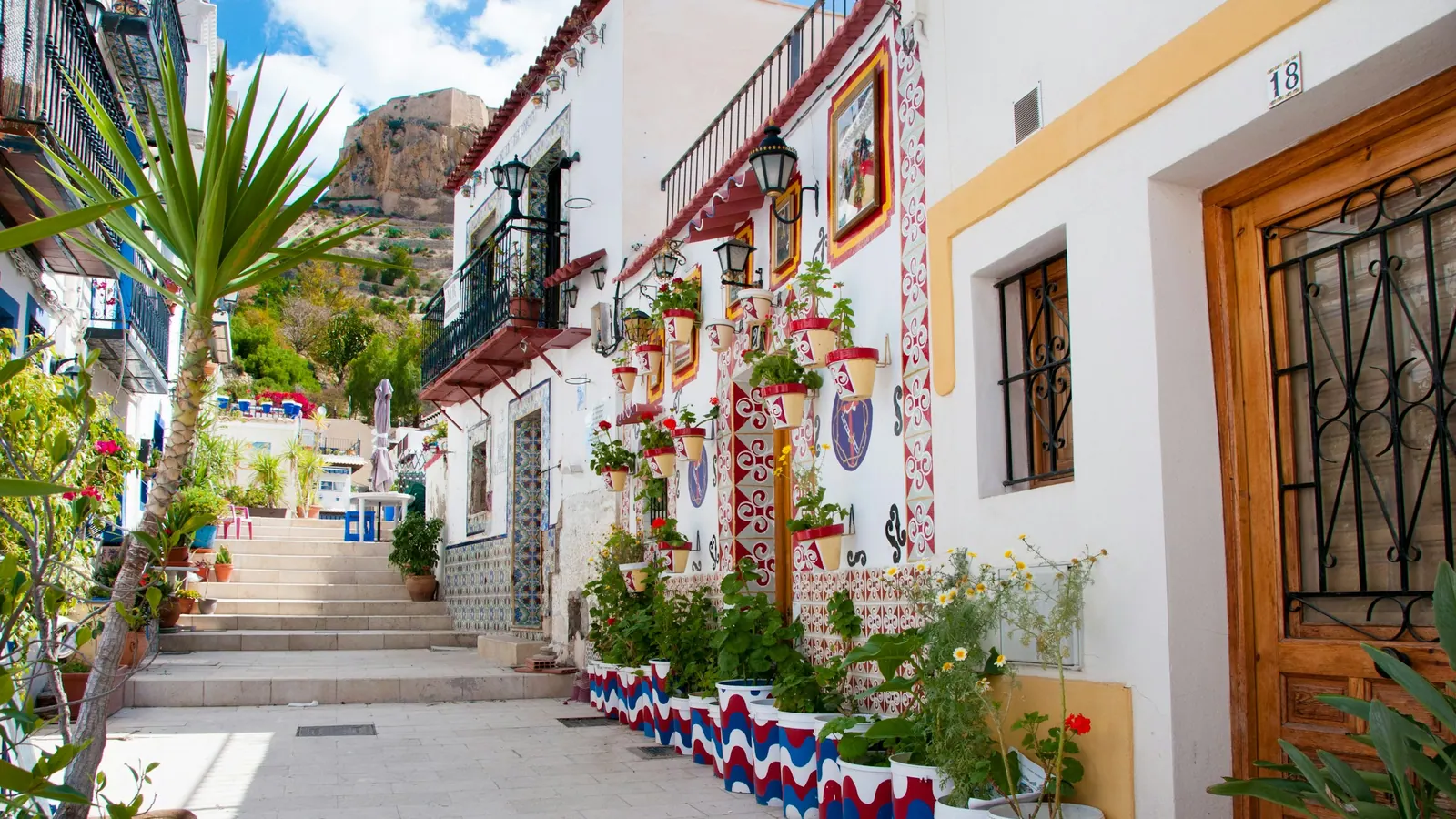Gamle bydel og gader i Alicante