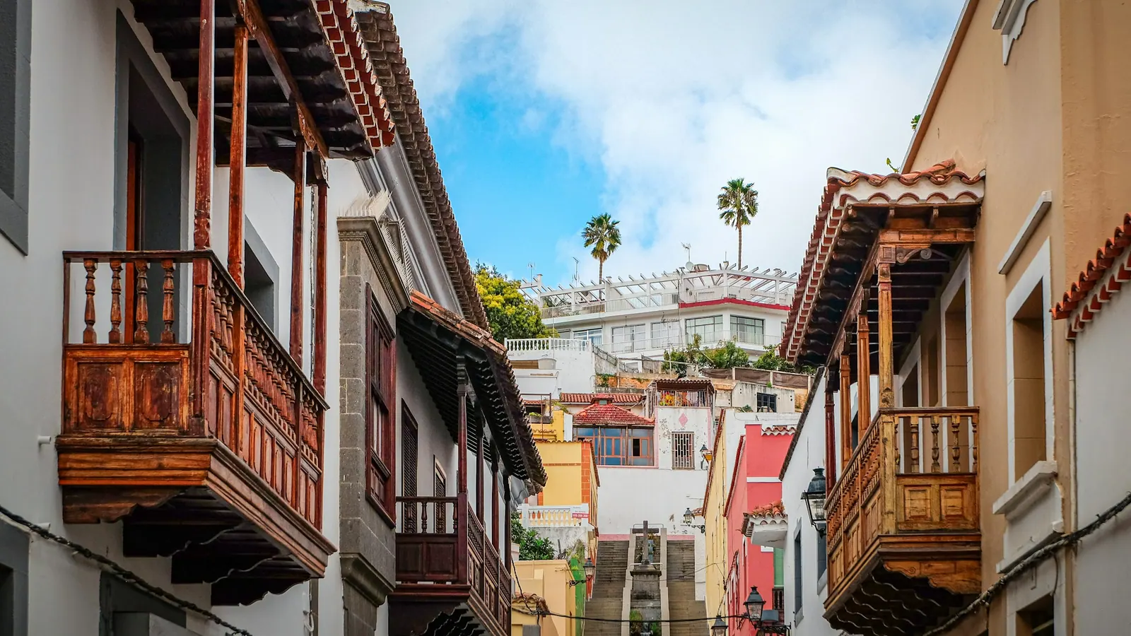Gamle bydel og gader i Gran Canaria